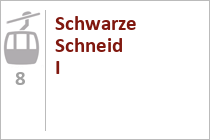 8er Gondelbahn Schwarze Schneid I - Rettenbachgletscher - Sölden - Ötztal