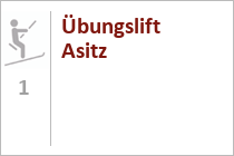 Übungslift Asitz - Skigebiet Leogang - Saalbach - Hinterglemm - Fieberbrunn