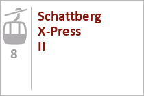 Schattberg X-Press II - Kabinenbahn in Saalbach