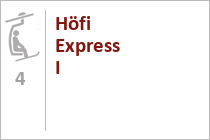 4er Sesselbahn Höfi Express I - Skigebiet Hauser Kaibling - Haus im Ennstal - Schladming