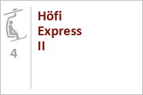4er Sesselbahn Höfi Express II - Skigebiet Hauser Kaibling - Haus im Ennstal - Schladming
