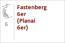 6er Sesselbahn Fastenberg 6er (Planai 6er) - Skigebiet Planai - Schladming - Dachstein-Tauern