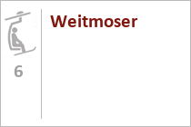 6er Sesselbahn Weitmoser - Skigebiet Schlossalm-Angertal-Stubnerkogel - Bad Gastein / Bad Hofgastein