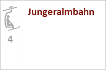 4er Sesselbahn Jungeralmbahn - Skigebiet Schlossalm-Angertal-Stubnerkogel - Bad Gastein / Bad Hofgastein