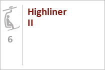 6er Sesselbahn Highliner II - Skigebiet Zauchensee-Flachauwinkl - Salzburger Sportwelt