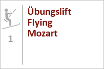 Übungslift Flying Mozart - Skigebiet Snow Space Salzburg - Wagrain - Flachau