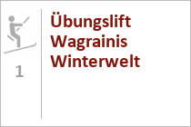 Übungslift Wagrainis Winterwelt - Skigebiet Snow Space Salzburg - Wagrain - Flachau