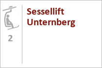 Ehemalige Doppelsesselbahn Unternberg - Skigebiet Snow Space Salzburg - Wagrain - Flachau