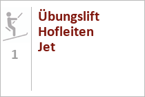 Übungslift Hofleitenjet - Skigebiet Snow Space Salzburg - Wagrain - Flachau