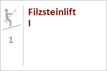 Skilift Filzsteinlift I - Hochkrimml - Gerlosplatte - Zillertal Arena.