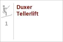 Skilift Duxer Tellerlift - Hochkrimml - Gerlosplatte - Zillertal Arena.