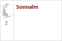 Doppelsesselbahn Sonnalm - Gerlosstein - Hainzenberg - Zillertal Arena.