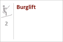 Burglift - Skilift im Skigebiet Silvretta Montafon - Gaschurn