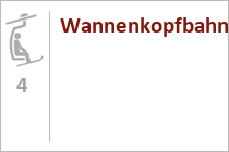 4er Sesselbahn Wannenkopfbahn  - Warth  - Skigebiet SkiArlberg - St. Anton - Lech - Warth - Schröcken