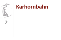 Doppelsesselbahn Karhornbahn  - Warth  - Skigebiet SkiArlberg - St. Anton - Lech - Warth - Schröcken