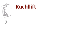 Doppelsesselbahn Kuchllift  - Schröcken  - Skigebiet SkiArlberg - St. Anton - Lech - Warth - Schröcken