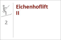 Ehemaliger Schlepplift Eichenhoflift II - Skigebiet St. Johann in Tirol - Oberndorf - Skistar