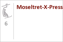 6er Sesselbahn Moseltret X-Press - Gerlos - Krimml - Zillertal Arena.