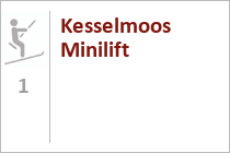 Skilift Kesselmoos Mini im Skigebiet Breitenberg, Pfronten