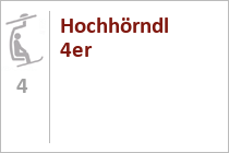Sesselbahn Hochhörndl 4er - Skigebiet Fieberbrunn