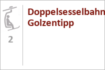 Ehemalige Doppelsesselbahn Golzentipp - Obertilliach - Skigebiet Golzentipp - Hochpustertal - Osttirol