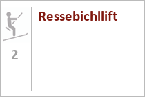 Skilift Ressebichllift - Skigebiet Neunerköpfle - Tannheim - Tannheimer Tal.