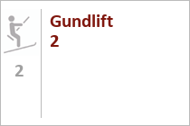Skilift Gundlift 2 - Tannheim - Skigebiet Neunerkopfle
