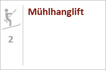 Anfängerlift Mühlhanglift - Skigebiet Schattwald-Zöblen - Tannheimer Tal