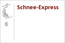 8er Sesselbahn Schnee-Express - Kaltenbach - Hochzillertal - Hochfügen