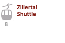 8er Gondelbahn Zillertal Shuttle - Kaltenbach - Hochzillertal - Hochfügen