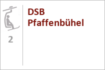 Doppelsesselbahn Pfaffenbühel - Kaltenbach - Hochzillertal - Hochfügen