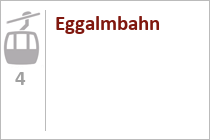 4er Gondelbahn Eggalm - Skigebiet Penken - Rastkogel - Eggalm im Zillertal.