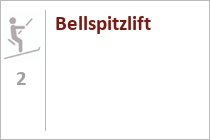 Skilift Bellspitzlift - Skigebiet Penken - Rastkogel - Eggalm im Zillertal