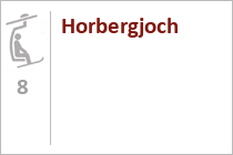 8er Sesselbahn Horbergjoch - Skigebiet Penken - Rastkogel - Eggalm im Zillertal.