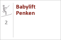 Skilift Babylift Penken - Skigebiet Penken - Rastkogel - Eggalm im Zillertal.