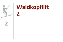 Ehemaliger Skilift Waldkopflift 2 - Skigebiet Sudelfeld - Bayrischzell