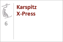 6er Sesselbahn Karspitz X-Press - Zell - Zillertal Arena.