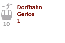 10er Gondelbahn Dorfbahn Gerlos I - Gerlos - Zillertal Arena.