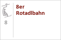 8er Sesselbahn Rotadlbahn - Stubaier Gletscher - Neustift im Stubaital