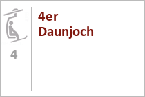 4er Sesselbahn Daunjoch - Stubaier Gletscher - Neustift im Stubaital