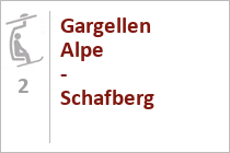 Doppelsesselbahn Gargellen Alpe - Schafberg - Skigebiet Gargellen - Montafon