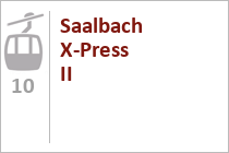10er Gondelbahn Saalbach X-Press I in Viehhofen im Glemmtal - Saalbach Hinterglemm