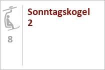 8er Sesselbahn Sonntagskogel 2 - Skigebiet Snow Space Salzburg - Wagrain - Flachau