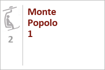 Doppelsesselbahn Monte Popolo 1 - Skigebiet Monte Popolo / Eben im Pongau - Salzburger Sportwelt