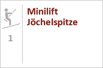 Minilift Jöchelspitze - Skigebiet Jöchelspitze - Bach im Lechtal
