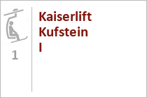 Kaiserlift I - Kufstein - auch Sesselbahn Wilder Kaiser I - Stadtberg