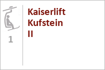 Kaiserlift II - Kufstein - auch Sesselbahn Wilder Kaiser II - Stadtberg