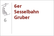 6er Sesselbahn Gruber - Skigebiet Feuerkogel - Ebensee - Traunsee - Salzkammergut