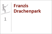 Seillift Franzis Drachenpark - Skigebiet Feuerkogel - Ebensee - Traunsee - Salzkammergut
