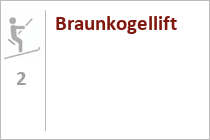 Braunkogellift - Skigebiet Wildkogel Arena - Neukirchen - Bramberg - Großvenediger